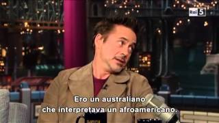 Robert Downey Jr   David Letterman Show 2012