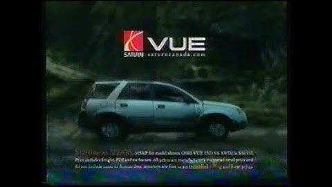 (2025 Summer SP) (USA) 2005 Saturn Vue Red Line Commercial