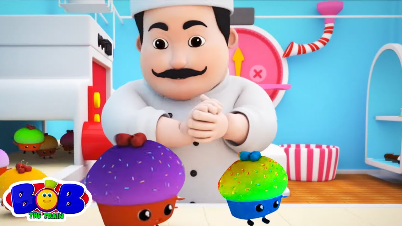⁣Homem do muffin | Canção infantil | Animação | Bob The Train em Português | Desenhos animado