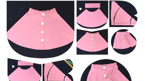 091:Cắt May Váy Xoè 180Độ Cực Dễ
