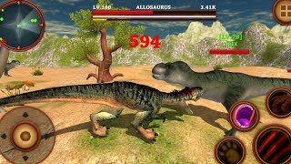 Best Dino Games - Allosaurus Simulator  Dinosaur Survival Battle 3D Android Gameplay Dinosaur Videos screenshot 2