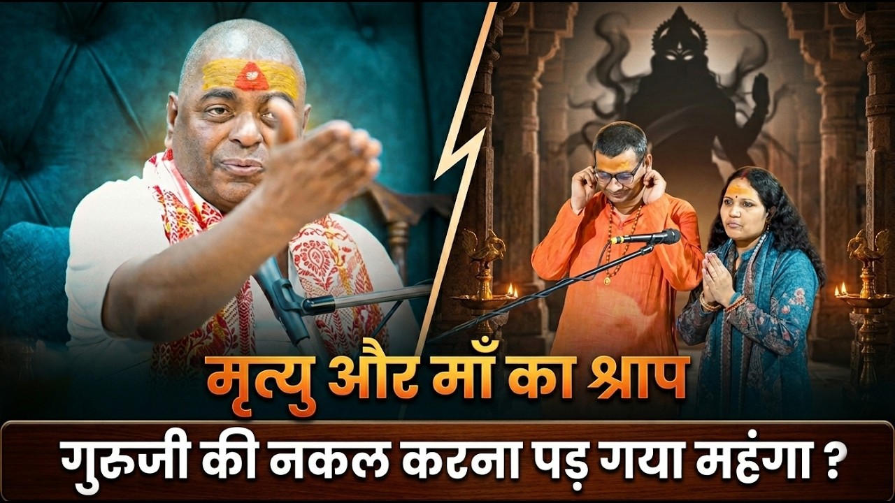 गुरूजी की नकल करने का परिणाम मृत्यु और माँ का श्राप ! #poornaguru