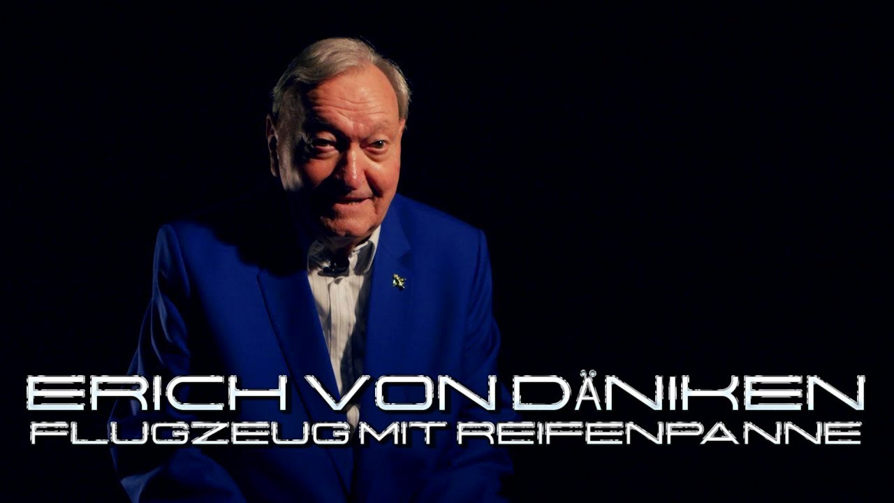 ⁣Erich von Daniken Flugzeug mit Reifenpanne