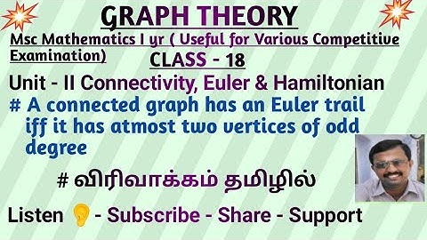 #trb #trb #polytecnictrb #mscmaths #graphth #eulertrail #odddegree