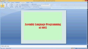 BANGLA microprocessor Assembly Language Programming of 8085 lec-2