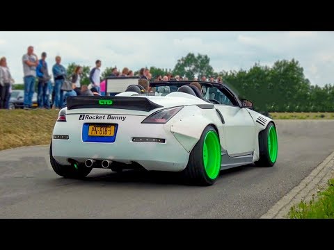 CRAZY LOUD Modified Nissan 350Zs At Cars & Coffee Event!