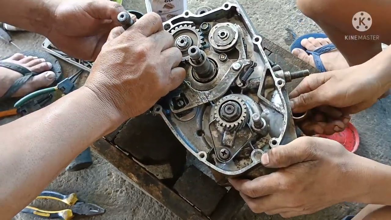 Dt Yamaha 125 engine assembling
