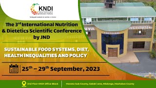 4TH INTERNATIONAL NUTRITION AND DIETETICS SCIENTIFIC CONFERENCE PRE-WORKSHOPS & OPENING CEREMONY