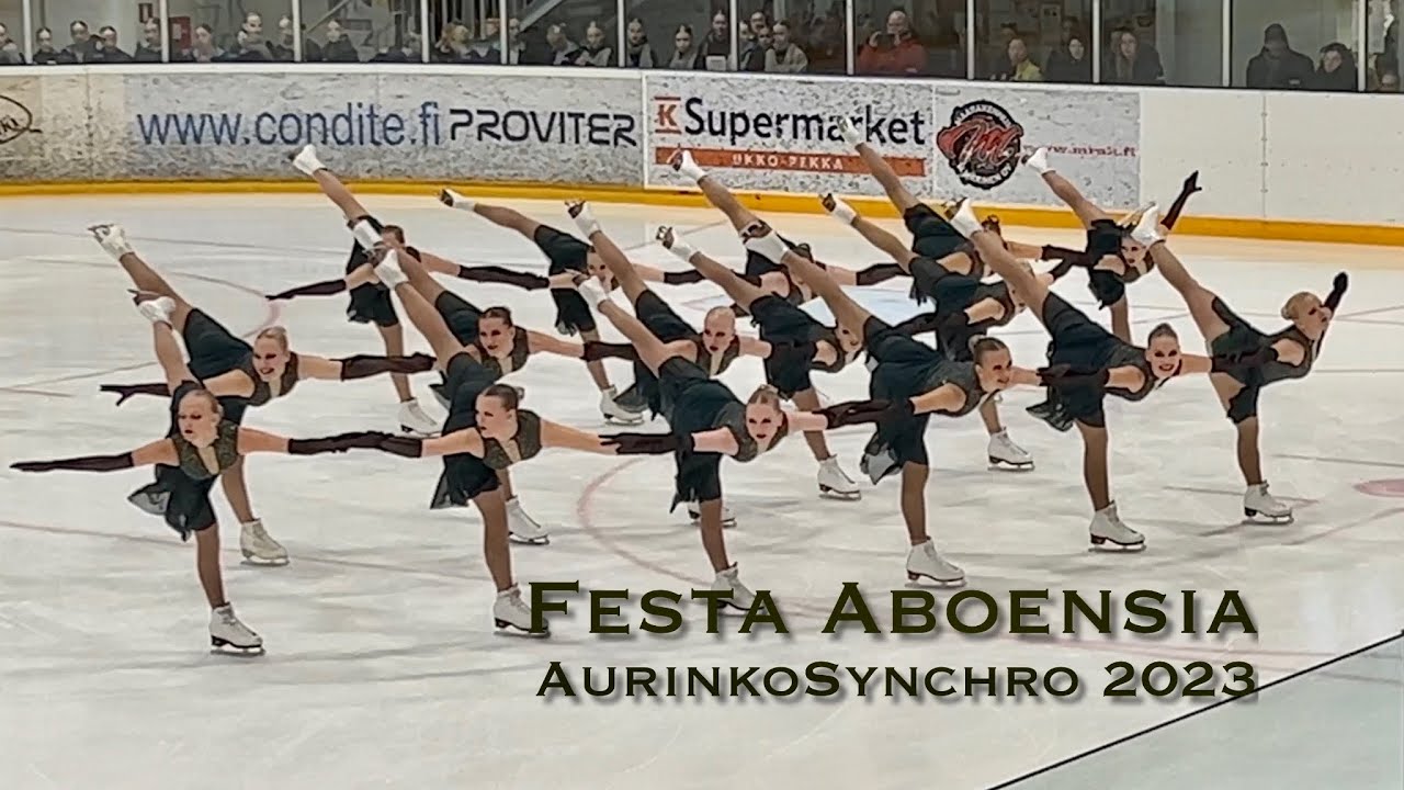 Festa Aboensia 👑 AurinkoSynchro 2023 - Muodostelmaluistelu Synchronized Skating