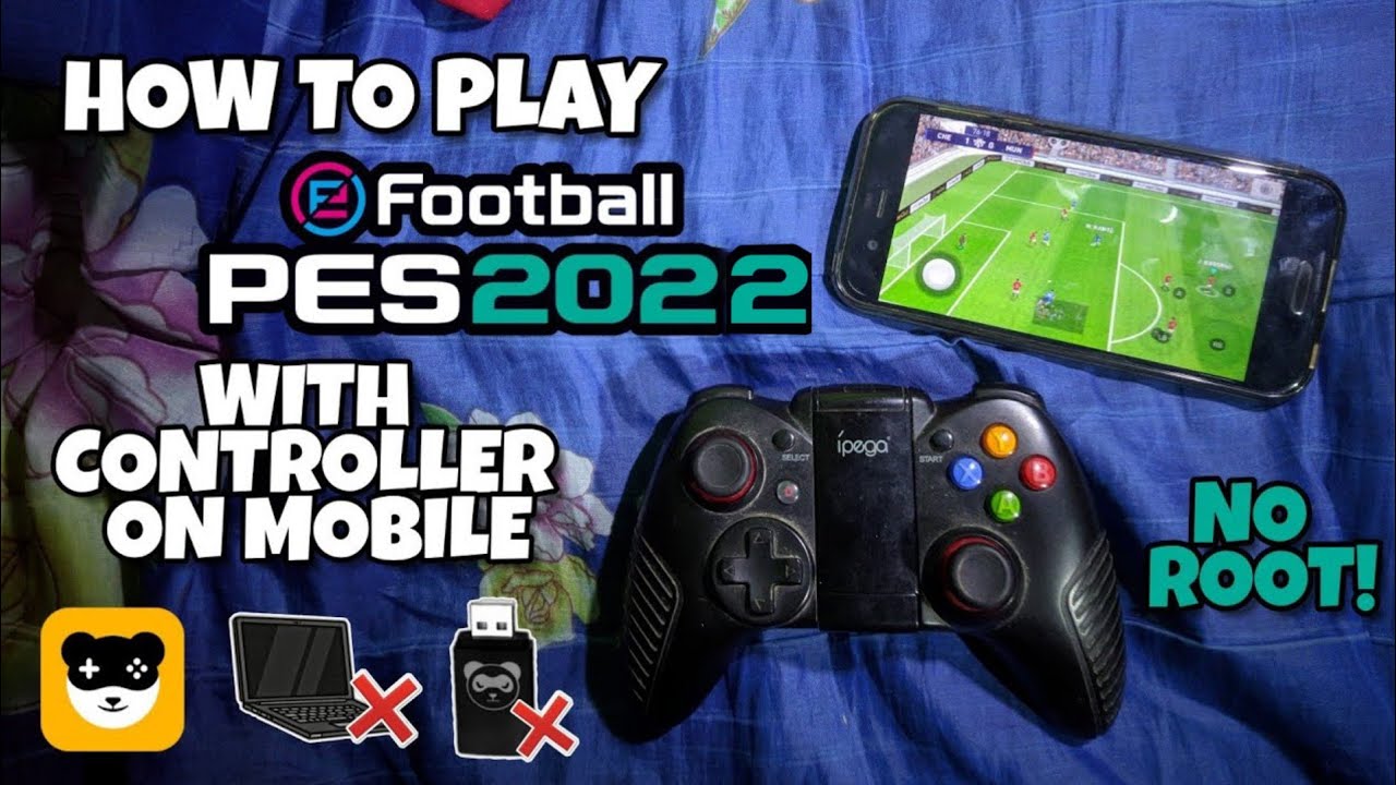 How To Play PES 2022 Mobile with Controller in 3 Minutes ! - YouTube