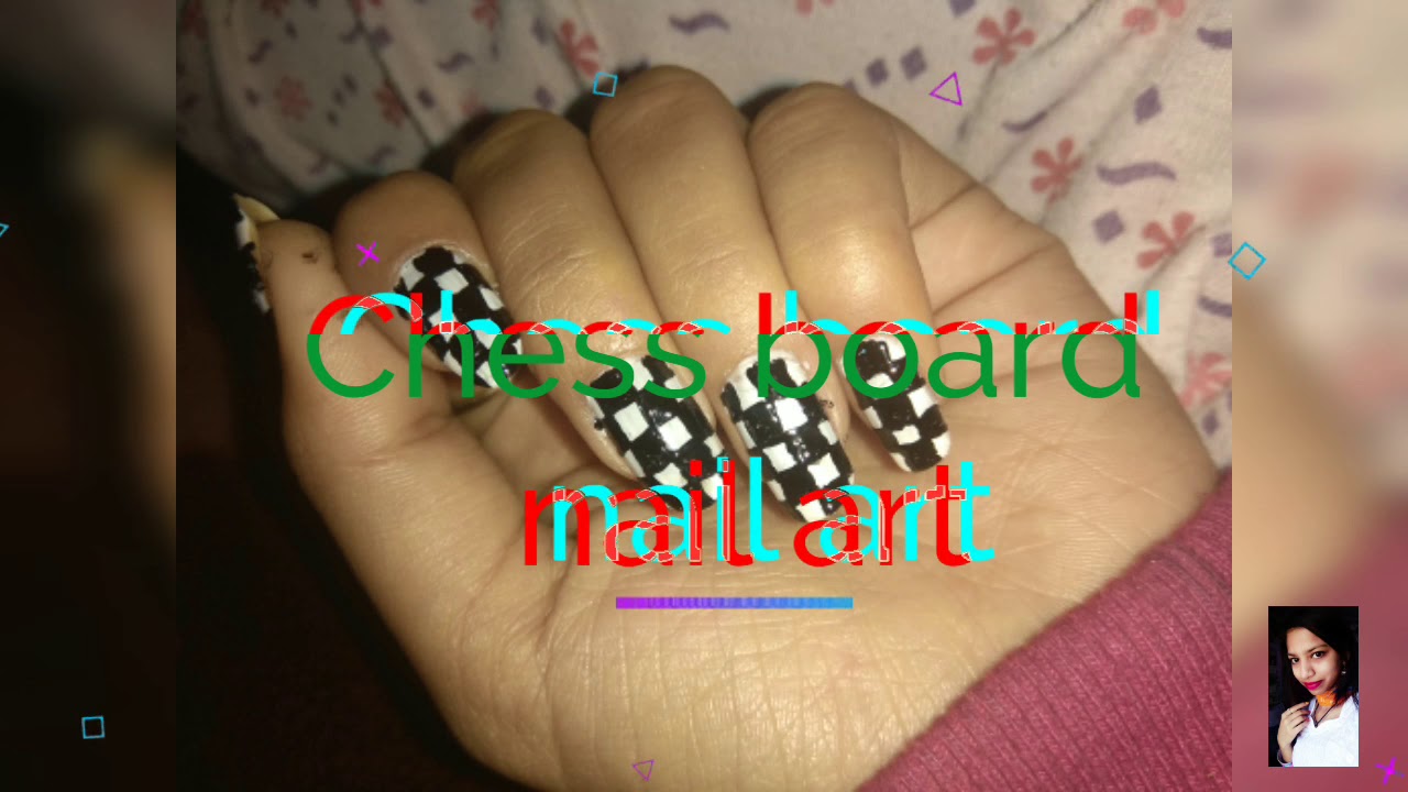 Chess Board Nail Art YouTube