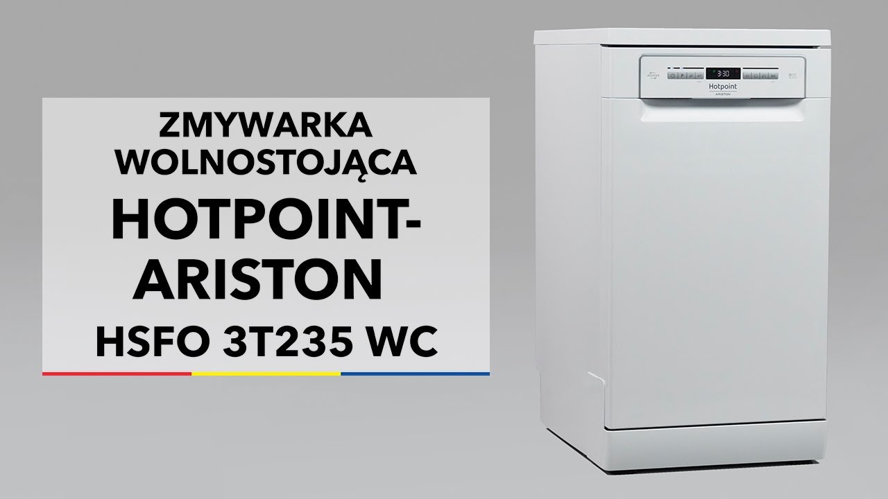 Zmywarka Hotpoint Ariston HSFO 3T235 WC - dane techniczne - RTV EURO AGD -  YouTube