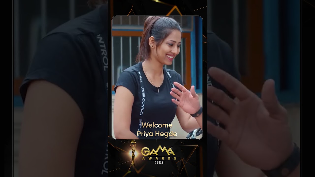 Welcoming the Graceful and Talented Priya Hegde to the Grand Stage of GAMA Awards 5th Edition