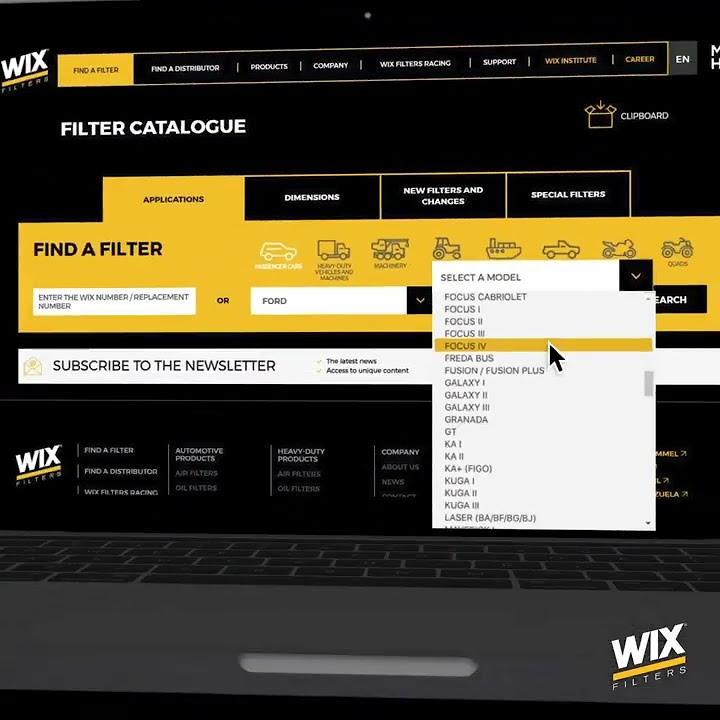 WIX Search Catalogue YouTube