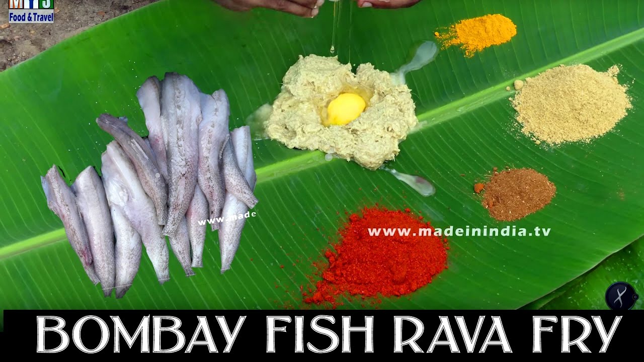 DELICIOUS BOMBAY DUCK RAVA FRY MAKING IN GREEN FIELDS | BOMBIL FISH FRY | VILLAGE STYLE RECIPE | STREET FOOD