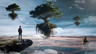 Floating Tree Photoshop Manipulation For Beginner Tutorial