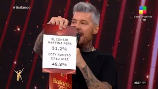 Coty Romero quedó eliminada del Bailando 2023 tras enfrentarse al Cone Quiroga en el teléfono