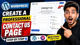 How To Make a Contact Us Page in WordPress-Step by Step | WordPress Full Course