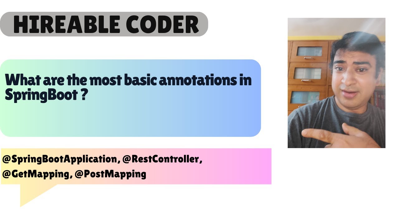 What are the most basic annotations in spring boot framework ? - YouTube