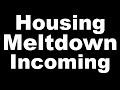 Housing Market CRASH Coming! The Housing Bubble will BURST! Mass Evictions & Homelessness COMING!