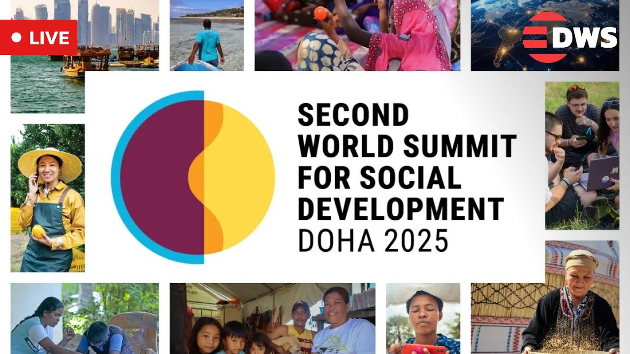 🔴 LIVE: UN Second World Summit for Social Development 2025 | Doha ...
