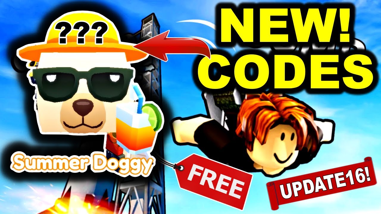*NEW* ALL WORKING CLIMB AND JUMP TOWER UPDATE 16 CODES (Free ??? Pet🐺🤖 ...