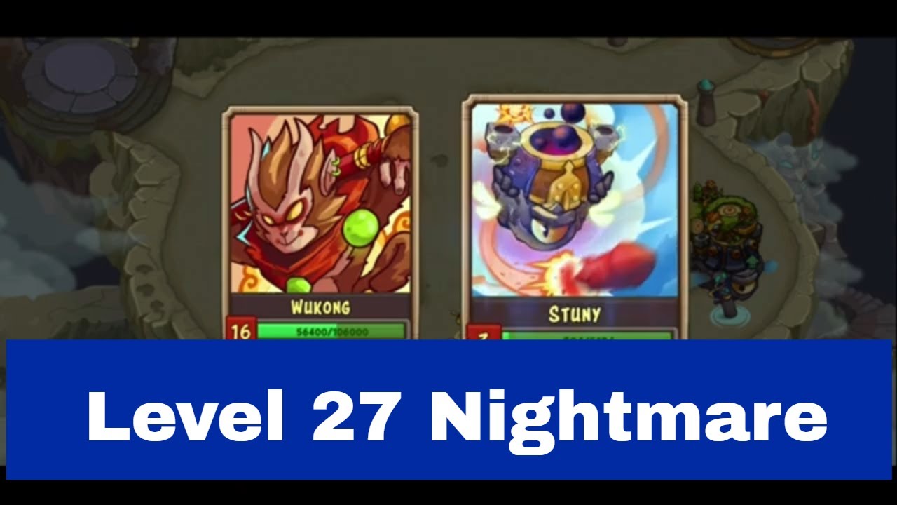 King of Defense Level 27 Nightmare | Stage 27 Nightmare King of Defense 3 star | Stuny pet