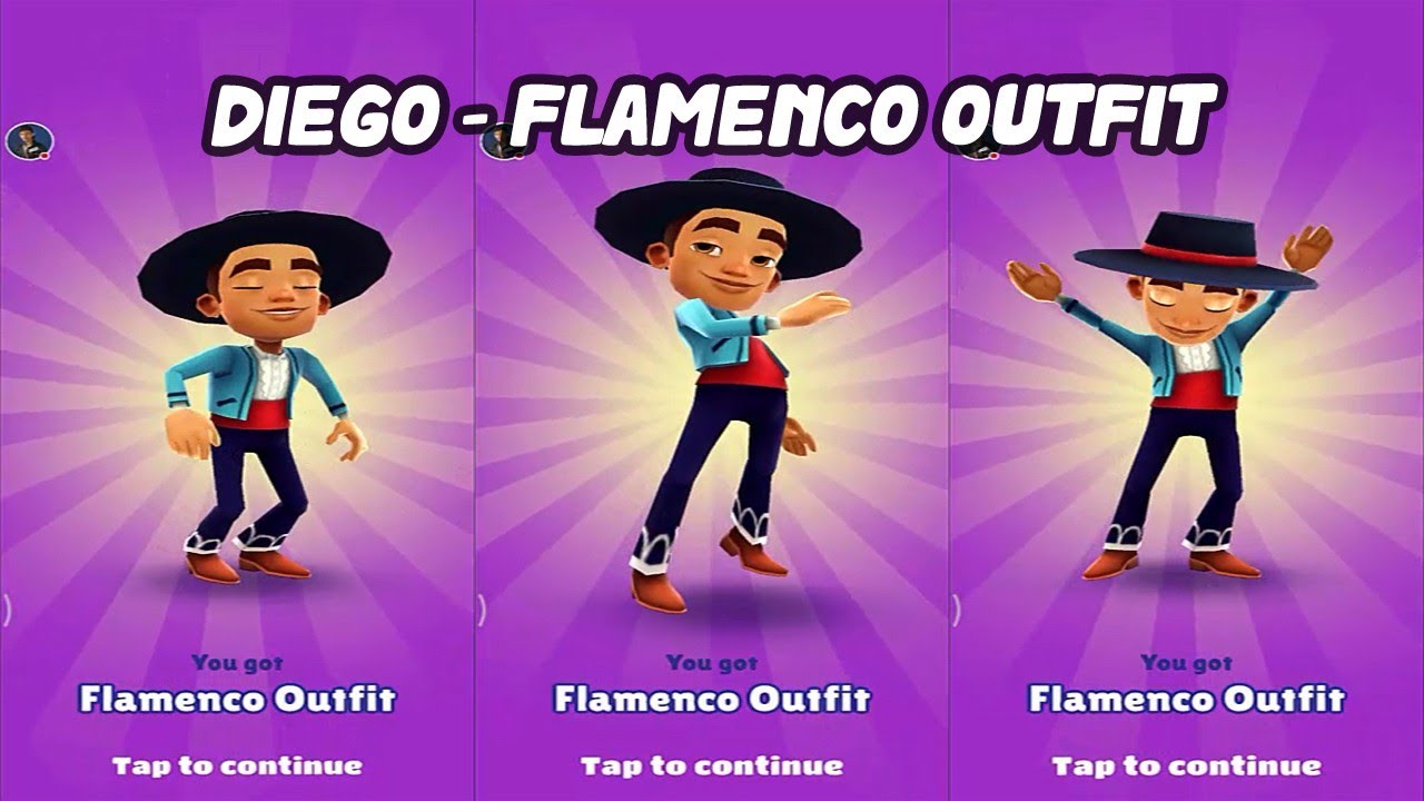 SUBWAY SURFERS DIEGO FLAMENGO TRAJE DESBLOQUEADO ♡ ♥