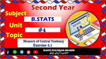 PART-2 Bussines Statistics Unit 4 Measures of Central Tendency Ex 4.1 Q 6+7