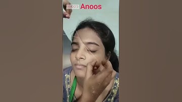 Beautiful threading & eyebrows at Anoos