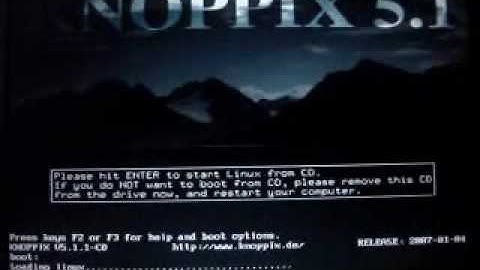 Windows Mobile phone booting Linux (Knoppix) on my laptop