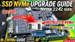 How to Upgrade SSD Lenovo LOQ 15 Laptop