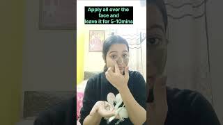 facial at home for teenagers youtubeshorts instagram youtubechannel skincareroutine products