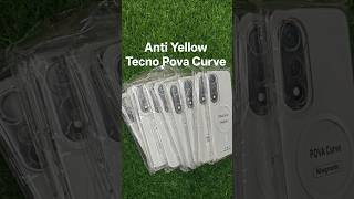 Tecno Pova Curve 5G Anti Yellow Magsafe Hard Plastic Back Cover Case.