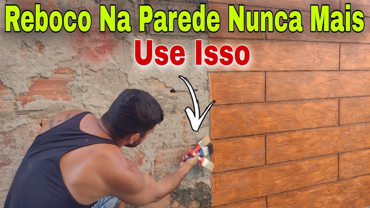 Idéia Genial REBOCO NUNCA MAIS Use Isso é Muito Melhor Veja Idéia Genial REBOCO NUNCA MAIS Use Isso é Muito Melhor Veja