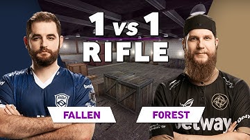 NiP f0rest vs MiBR FalleN | Rifle 1vs1