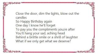 Elvis Costello - Tears at the Birthday Party Lyrics