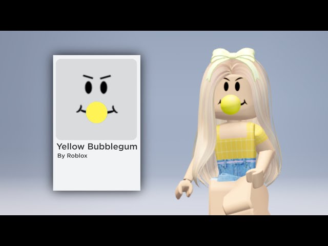 ROBLOX - LIMITED FACE BUBBLE TROUBLE