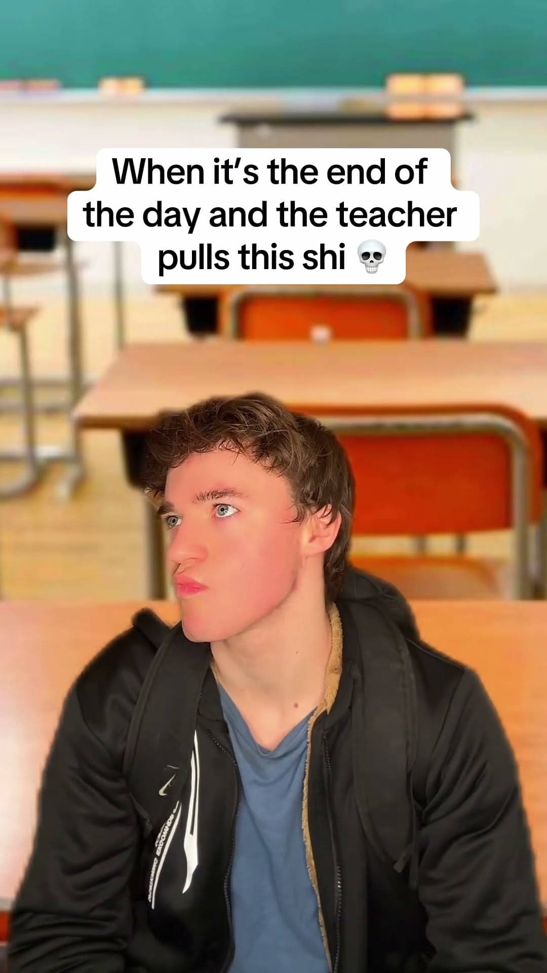 When your teacher does this ?