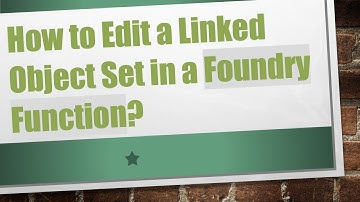 How to Edit a Linked Object Set in a Foundry Function?