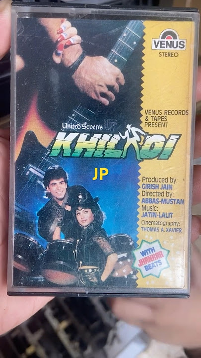 Khiladi Jhankar beats Audio cassette #venus #jatinlalit #shortvideo #song #bollywood