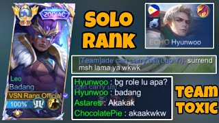 TEAM INI MEMBUAT GUA EMOSI !! BADANG DIREMEHKAN LANGSUNG DITROLL !! | MOBILE LEGEND!!!