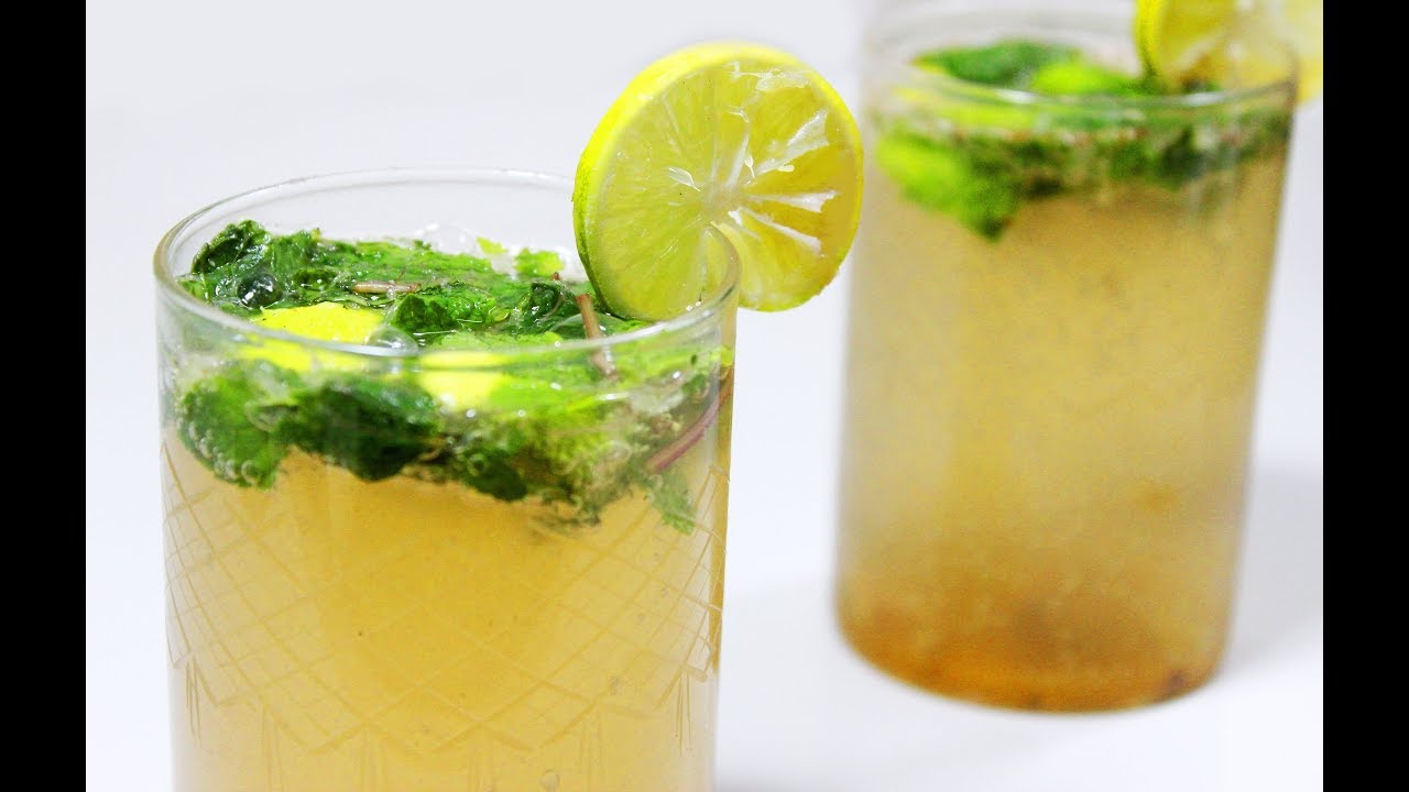 Virgin Ginger Mojito Fresh Lime Mint Drink Summer Drink Chef