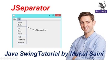 #39 Java Swing Tutorial | JSeparator in Java