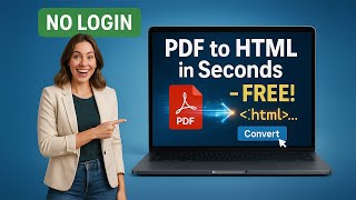 Convert PDF to HTML Instantly – Free Online Tool by OutRightCRM