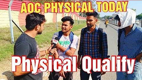AOC  physical Today Live | Army AOC 2023 physical❘ Aoc fireman physical |aoc physical Running race
