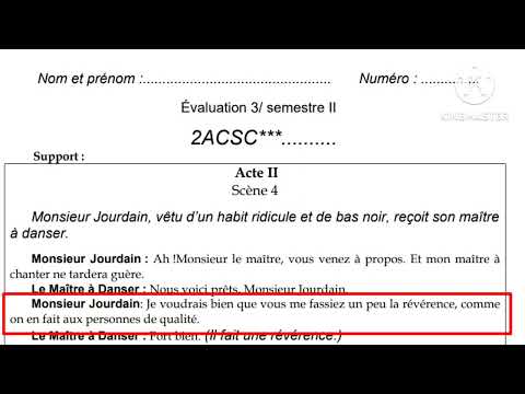 2éme année collège évaluation N3 deuxième semestre compréhension et langue التانية إعدادي