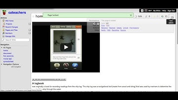 The Wikispace Edit Bar Options