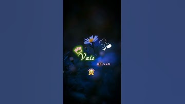 vaishu name status || name whatapp video status #shorts