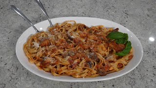 Italian Grandma Makes Eggplant Sauce with Pasta